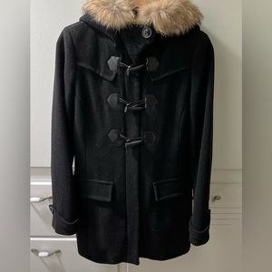 Andrew Marc Coat with Faux Fur hood